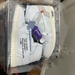 OFF WHITE JORDAN 1 “ALASKA” 2026 Size 12