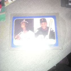 Michael Jordan Bo Jackson Playing Card