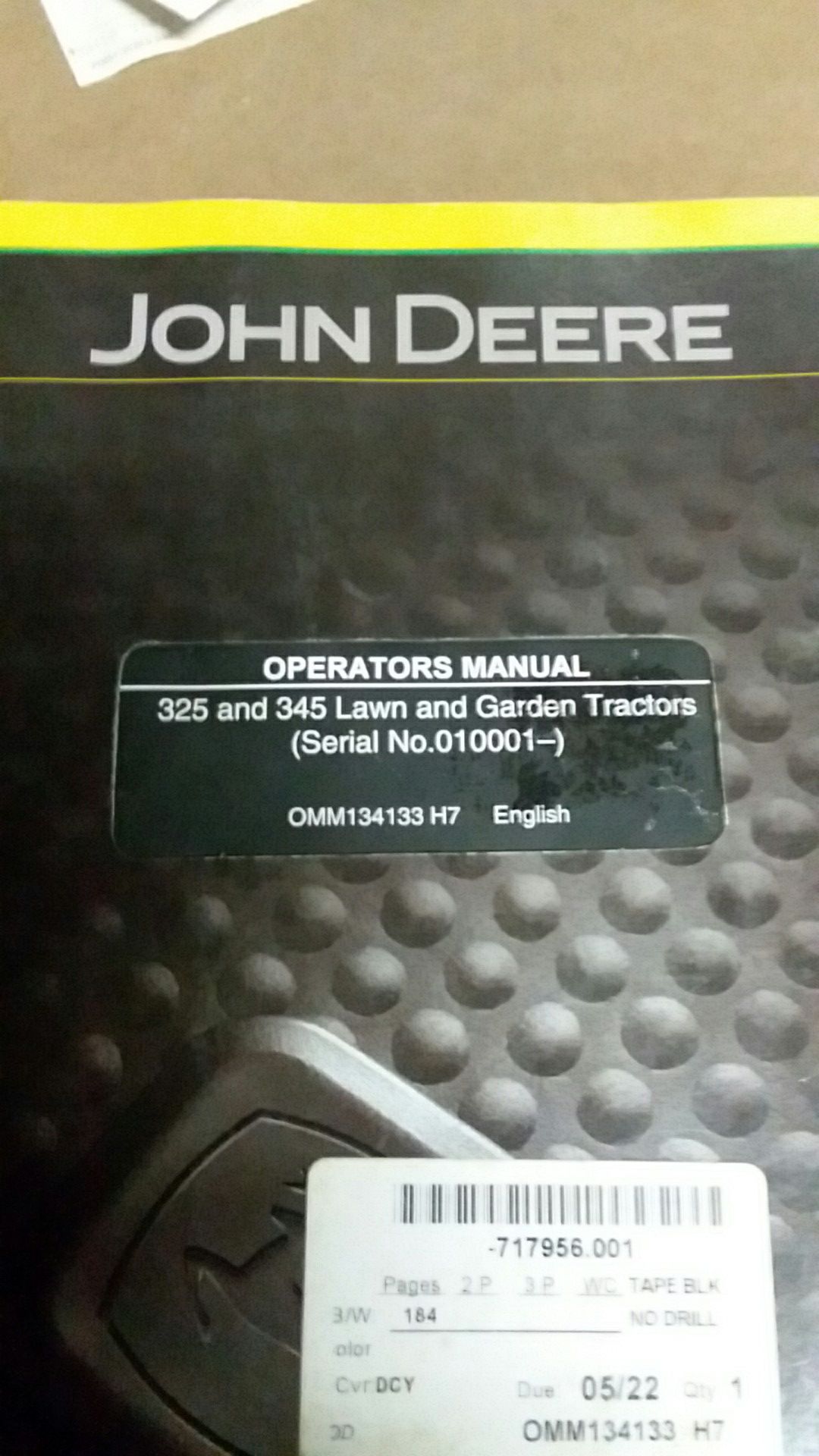 John deer manual