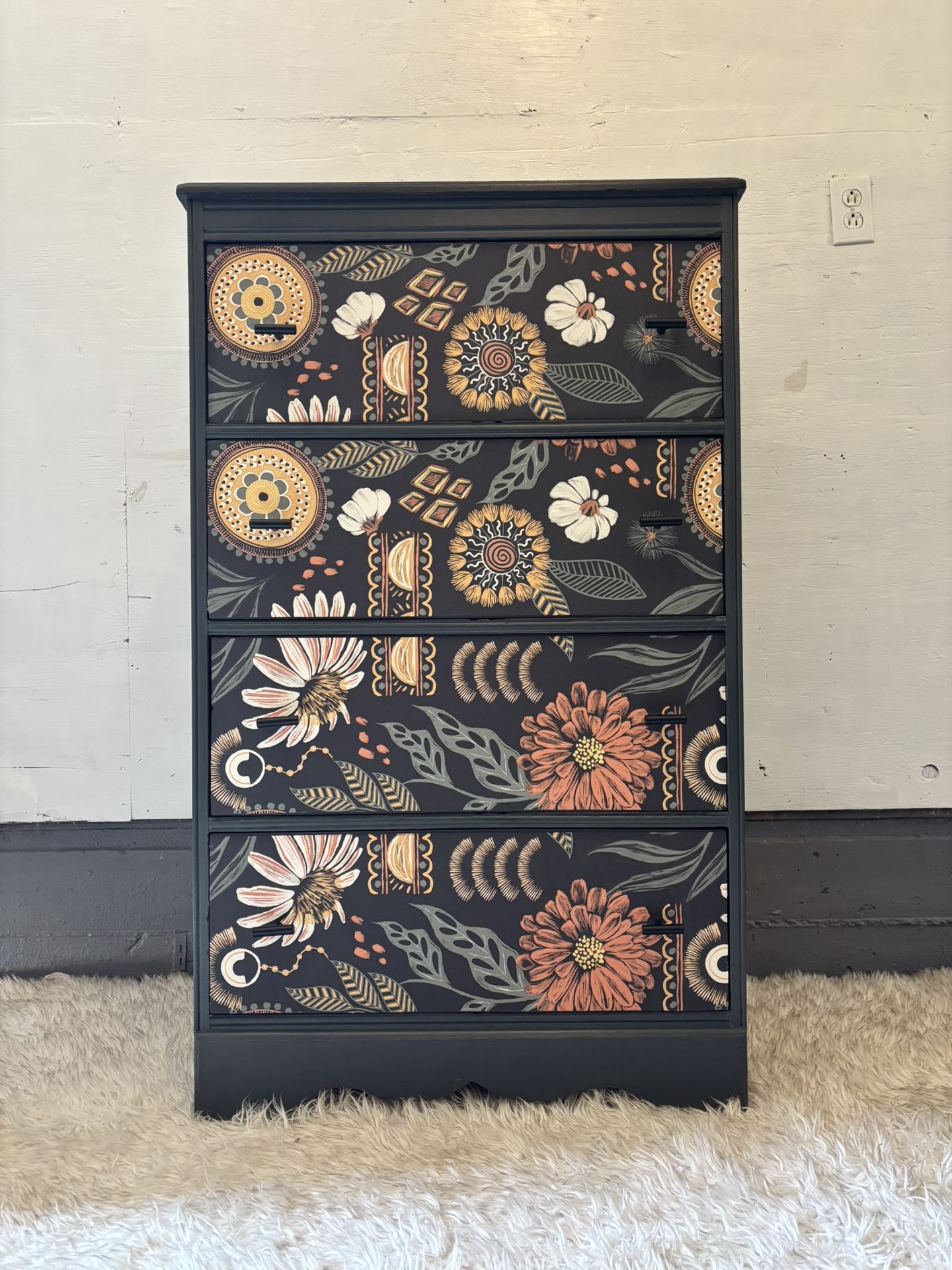 Modern Funky Fun Tall Dresser