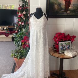 Vestido De Mujer Muy Elegante Novia Talla 4 