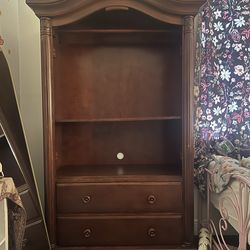 Wooden wardrobe vintage