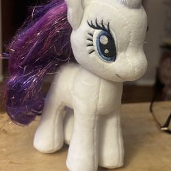 My Little Pony Rarity plush toy Ty Beanie Baby