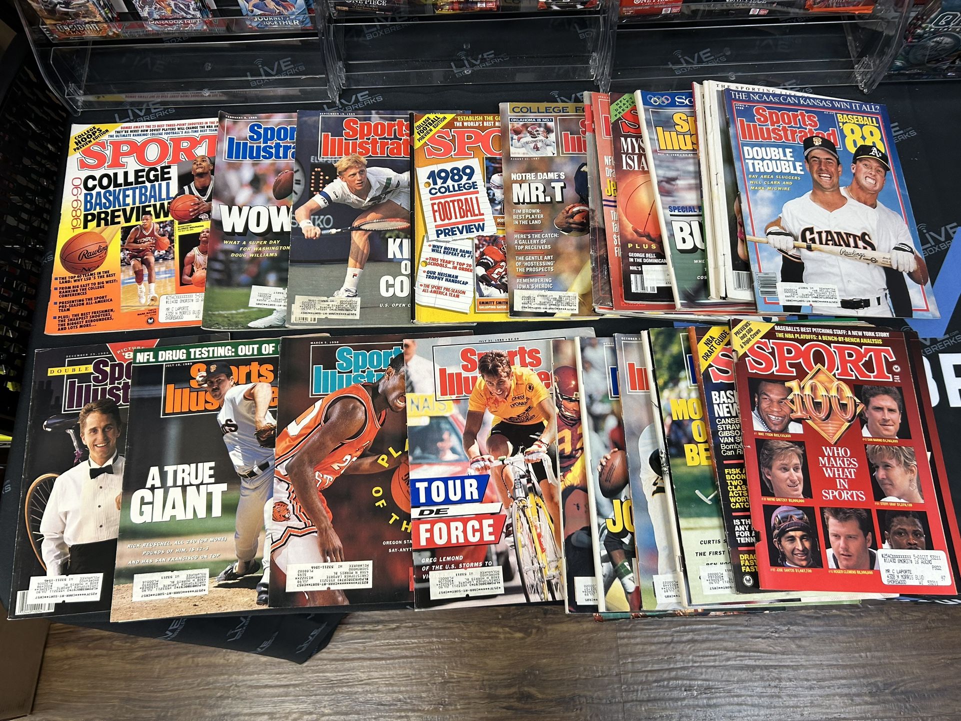 Sports Illustrated Magazine Lot