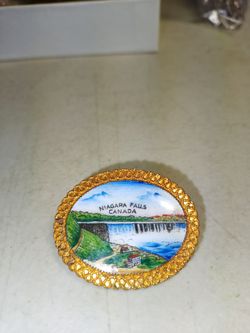 Niagara falls vintage pin