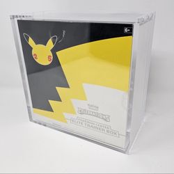 Pokemon Center Celebration Elite Trainer Box Acrylic Case w/ Magnetic Lid PC ETB