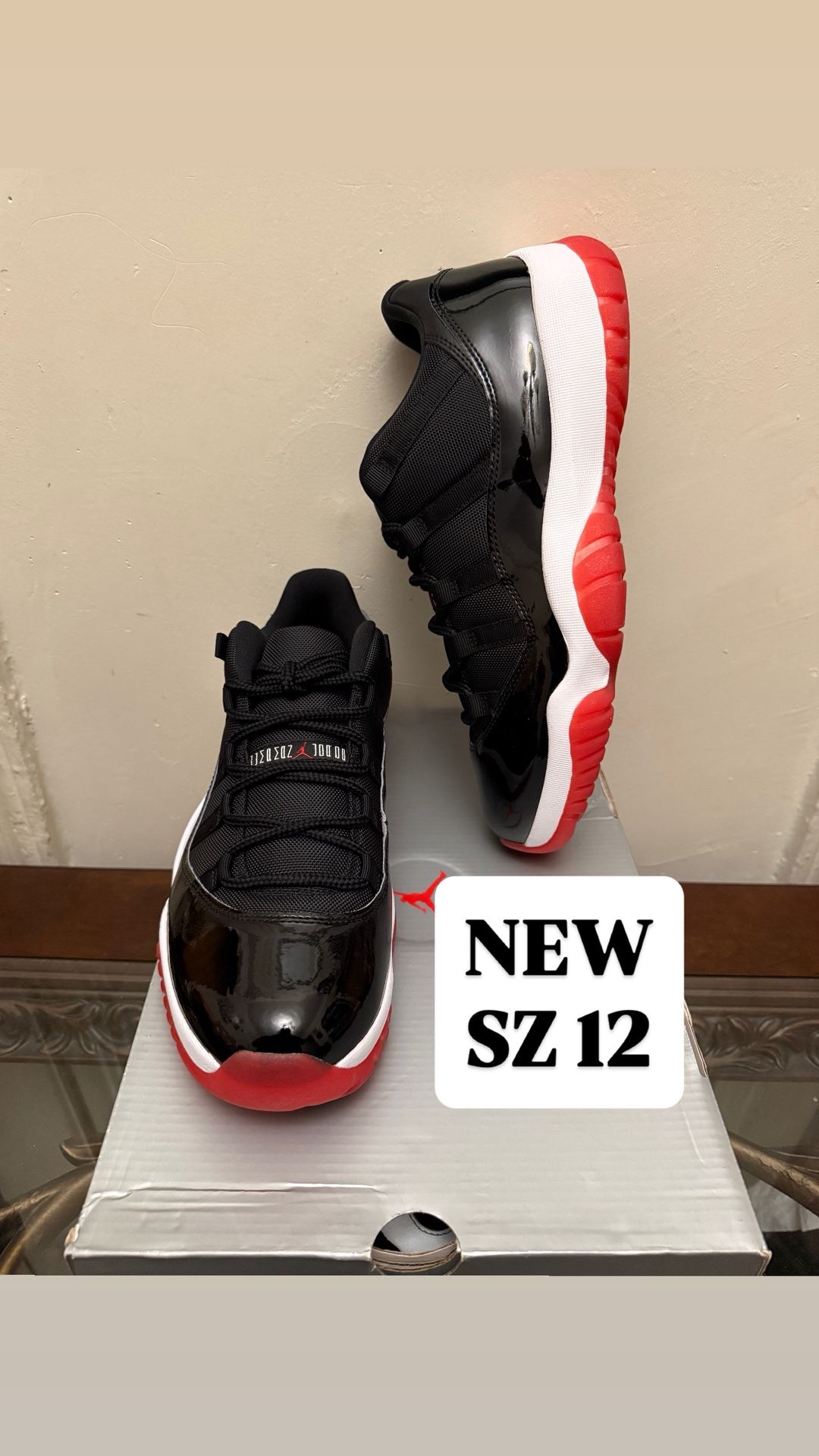 NEW Air Jordan 11 Low “Bred” SZ 12
