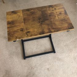 Wooden End Table 22x12x26 In