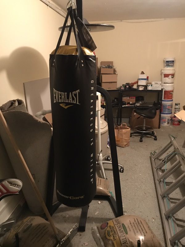 Home Boxing Gym 100lb Heavy Bag Sd 60lb With Stand For In Rockville Centre Ny Offerup