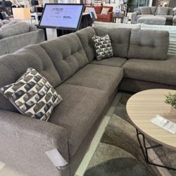 AP- Mohaney Cozy 2 Piece sectional/ Fast Delivery - Financing 