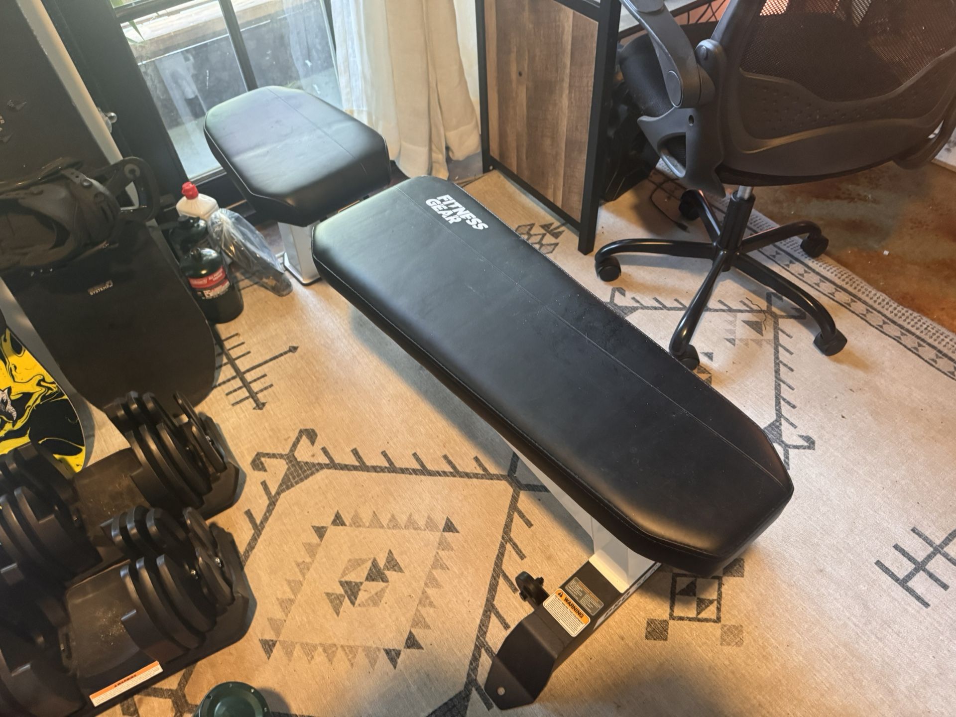 Fitness Gear Adjustable Bench Flat, Incline & Decline