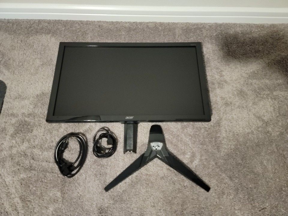 Acer 24 Inch Gaming Monitor 1ms 1920x1080 300cd/m2 300 nits Tested Working Perfectly