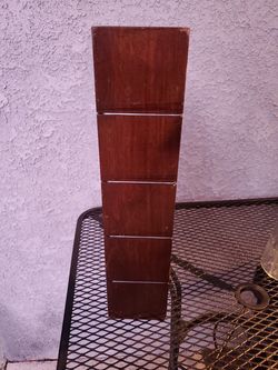 Wooden vase