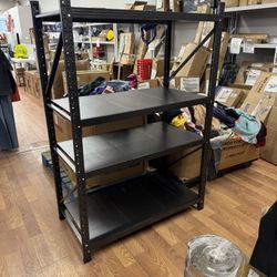 70”H  4-Tier Heavy Duty Metal Shelf 