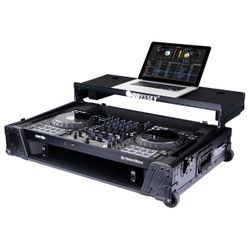 Odyssey 810GSFLX101UM2 I-Board 1U Flight Case with Glide Style Laptop Platform and Wheels for Pioneer DJ DDJ-FLX10