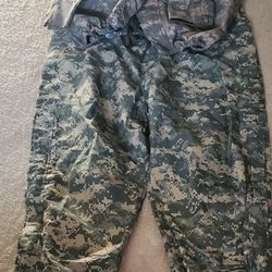 Military Surplus Waterproof Top & Pants Large Used
