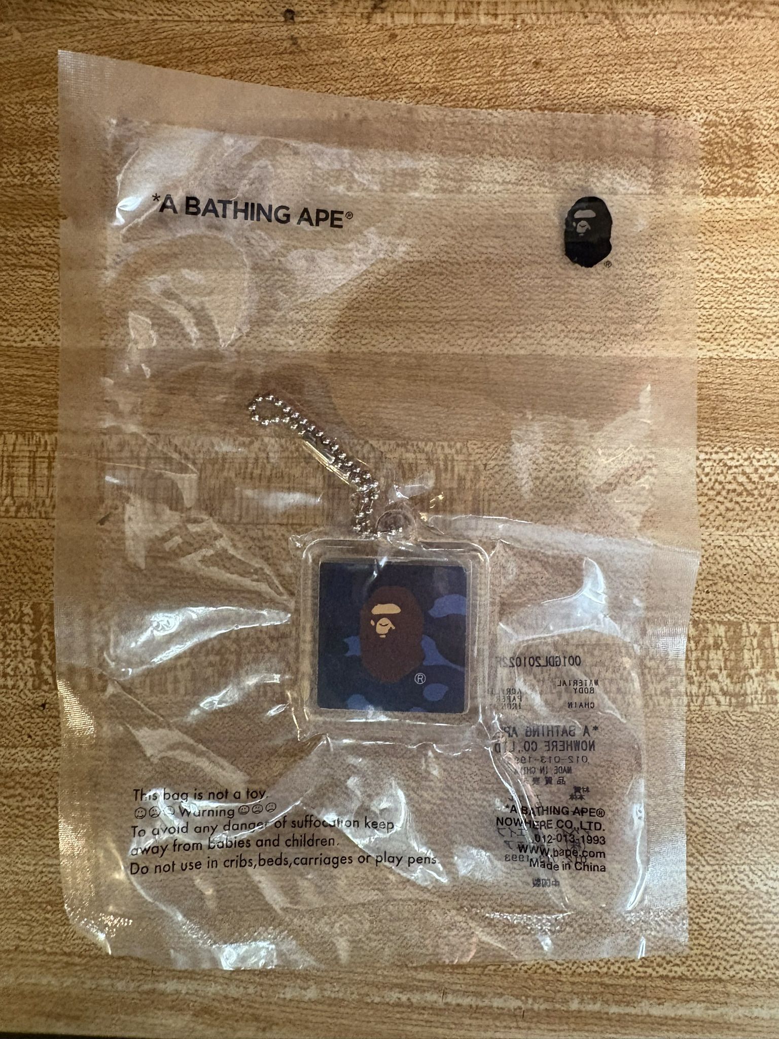 Brand New Authentic BAPE Keychain