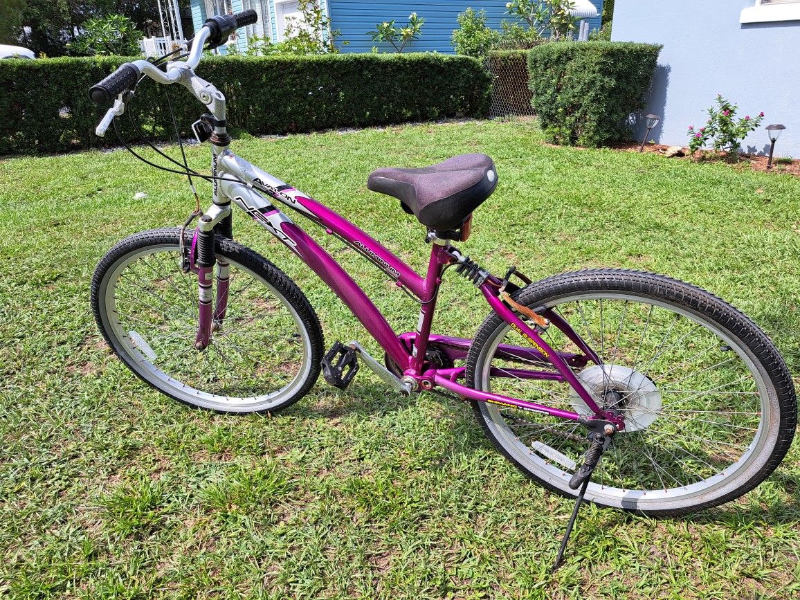 Next Avalon 7 Speed Bike Purple & Silver