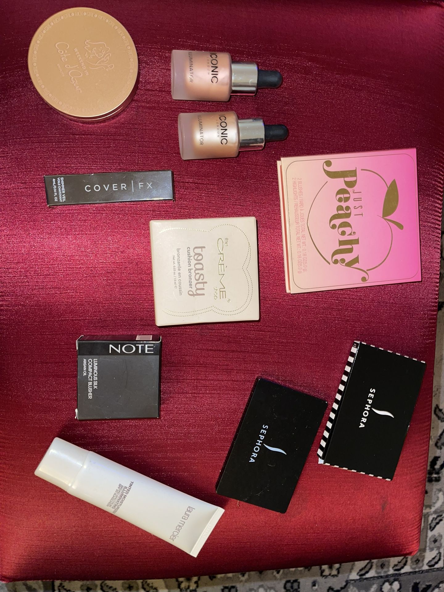 Bronzer/Highlighter/Tinted Moisturizer/Blush
