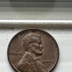 1957 D PENNY 