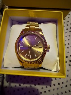 Invicta 40mm Gold Watch