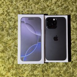 iPhone 16 Pro Max | 256GB | Black Titanium | Factory Unlocked