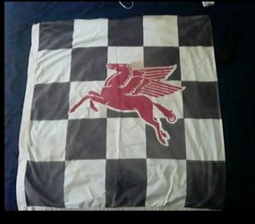 1950'S RACING CHECKERD FLAG