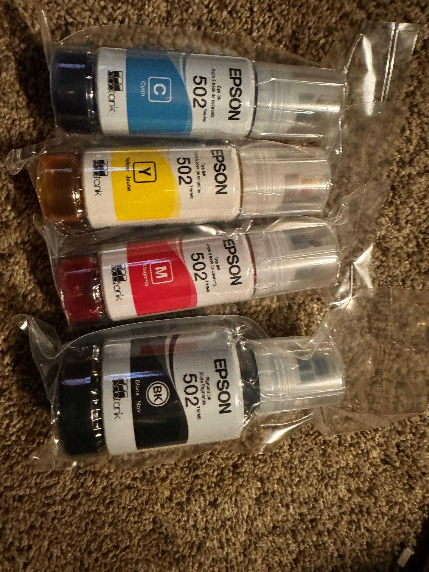 epson ink 502 70ml black is 127ml