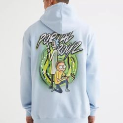 Rick And Morty portal Boyz Hoodie 