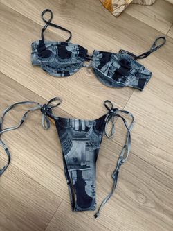 Two-Piece Bikini Set Architectural Print