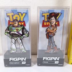 FigpinToy Story Woody & Buzz Lightyear Lot of 2