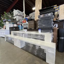 New Transformer Table + Bench Set, 3- Piece From Costco 