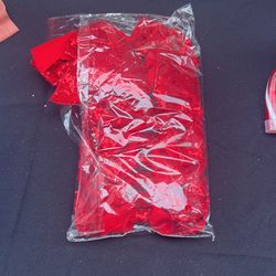 Pack Of Red Cheerleading Bows