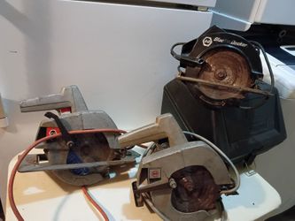 Corded Electric Circular Saws All Work Great 