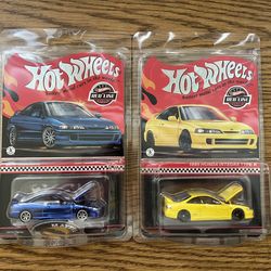 Hot wheels Acura integra type r RLC set of two
