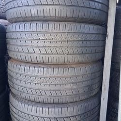 4 used Tires 225/60r18 falken 🤑free Installation ‼️ 