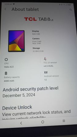 TCL TAB 8LE