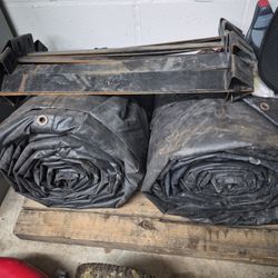 2 Used Tarps 