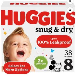 HUGGIES Snug & Dry Box Size 8 