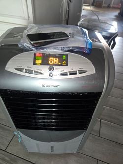 Costway Portable Air Cooler Fan & Heater Humidifier with Washable Filter Remote Control ($139)