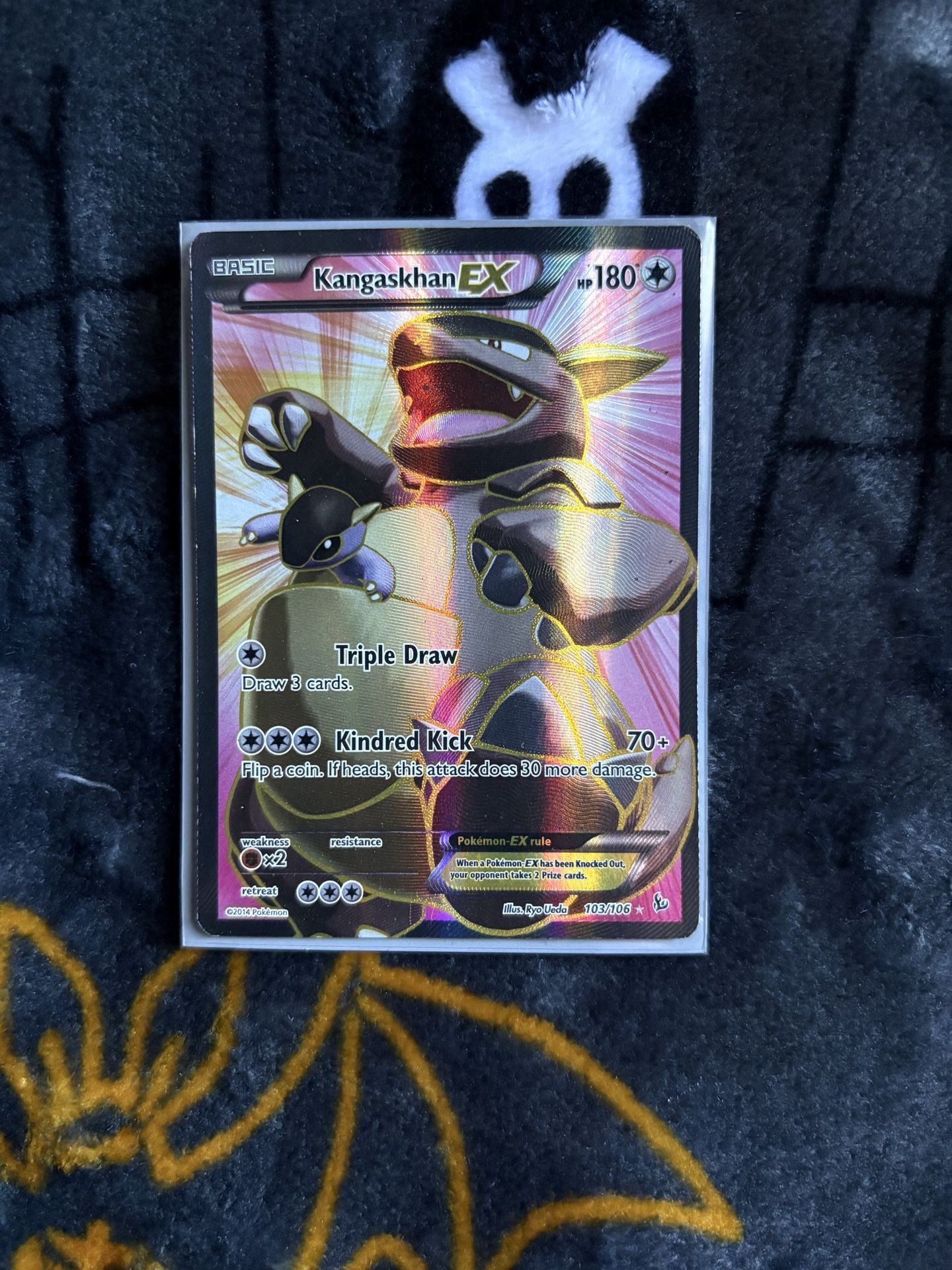 Pokemon Cards: Kangaskhan EX (Full Art) Flashfire