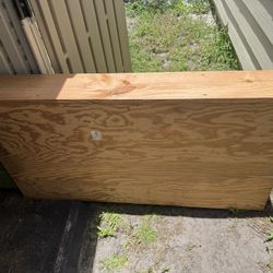 Two Unfinished Horse Jump Walls