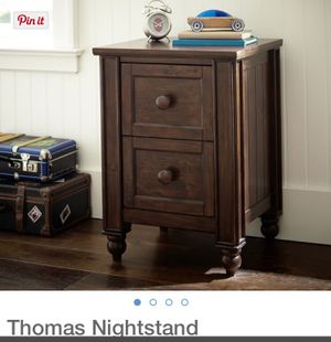 Pottery Barn Kids Thomas Nightstand Sun Valley Espresso For Sale
