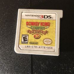 Donkey Kong Country Returns 3D For Nintendo 3DS 