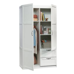 Lott Armoir - White Wardrobe