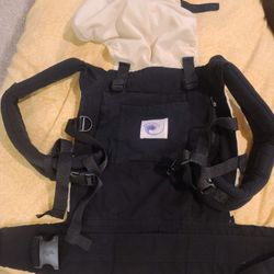 Ergo Baby Carrier. With Infant Insert And Exapnder Attachment.
