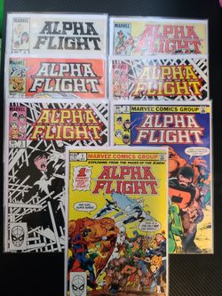 Marvel Alpha Flight Comics