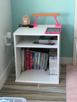 White nightstand