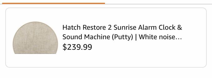 Hatch Restore 2 Sunrise Alarm Clock & sound