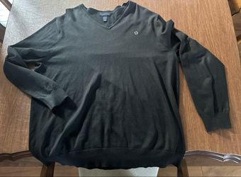 Chase Bank Lands End V Neck Sweater 